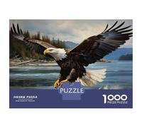 Jigsaw Puzzles for Adults 1000 Piece Eagle Wall Mural Art Jigsaw for Adults Family Games But Fun And Humorous Christmas Birthday Gifts 70x50cm/1000pcs