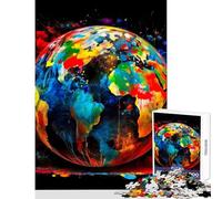 Jigsaw Puzzles for Adults 1000 Piece Earth Fragile Tellus Educational Games Wall Decoration DIY Toys with Fully Interlocking Randomly Shaped Pieces (38X52CM)