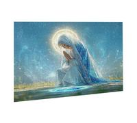 Jigsaw Puzzles for Adults 1000 Piece Earth Jigsaw Puzzle-Colourful, Challenging Game/Brainteasing Adult Jigsaws, The Whole 3D Jigsaw Gifts for Women, Men Beautiful Decoration-Holy Mother fr0-902