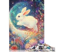 Jigsaw Puzzles for Adults 1000 Piece Easter Cute Bunny Puzzles for Adults Paper Board Puzzles Funny 1000pcs (38x26cm)