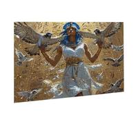 Jigsaw Puzzles for Adults 1000 Piece Egypt Jigsaw Puzzle-Colourful, Challenging Game/Brainteasing Adult Jigsaws, The Whole 3D Jigsaw Gifts for Women, Men Beautiful Decoration-Queen fr0-1009