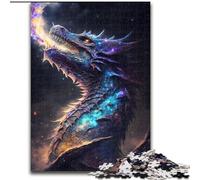 Jigsaw Puzzles for Adults 1000 Piece Elder Dragons Cosmic Reign Puzzles for Adults Ideal for Home & Office Decor, for Birthday (Size 26x38cm)