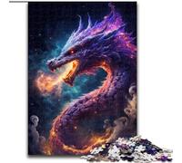 Jigsaw Puzzles for Adults 1000 Piece Elder Dragons Galaxy Jigsaw Made of cardboard, for Birthdays, Holidays & Home Decor 1000pcs(26x38cm)