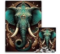 Jigsaw Puzzles for Adults 1000 Piece Elephant Magic Powers Jigsaw Puzzles Colorful Home Decor & Interactive Family Game, 50x75CM/19.68x29.52inch