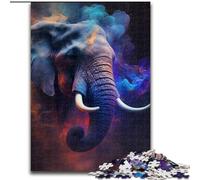 Jigsaw Puzzles for Adults, 1000 Piece Elephant Nebula 1000 Pieces Puzzle Gifts Impossible Hard Challenge Toy for Teenagers size : 38x26cm