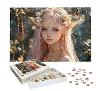 Jigsaw Puzzles for Adults 1000 Piece, Elf Jigsaw Puzzles for Adults, Beauty Jigsaws 1000 Pieces with Box, Wooden Puzzle Challenging Game for the Whole for Women, Men, Wooden Puzzle for Gifts, -7183