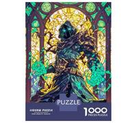 Jigsaw Puzzles for Adults 1000 Piece Emerald Arcane Mage Puzzle for Adults Brain Teaser Game Enhance Memory Fun at Home Activities, 38x26cm/1000pcs