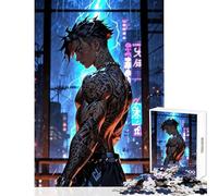 Jigsaw Puzzles for Adults 1000 Piece Emerging From The Digital DIY Toys Funny Gift Educational Game Suitable for Desktop Decoration Size 38x52cm