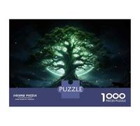 Jigsaw Puzzles for Adults 1000 Piece Enchanted Forest Glowing Tree Jigsaw for Adults Family Games But Fun And Humorous Christmas Birthday Gifts 70x50cm/1000pcs