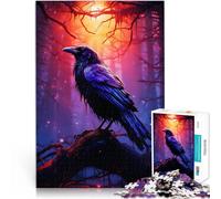 Jigsaw Puzzles for Adults 1000 Piece Epic Raven Family Game Stress Reliever Difficult Challenge Secret Santa Gifts 26x38cm