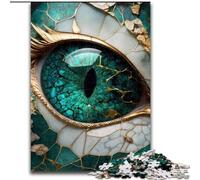 Jigsaw Puzzles for Adults, 1000 Piece Eye of The Jade Dragon Jigsaw Puzzles Made of Wood,Perfect for Christmas, Halloween, Easter, New Year 1000pcs(50x75cm)