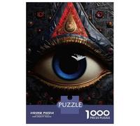 Jigsaw Puzzles for Adults 1000 Piece EYE OF THE PYRAMID Teenager Puzzles Family Games Pattern Assembly Fun Activities at Home 38x26cm/1000pcs