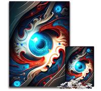 Jigsaw Puzzles for Adults 1000 Piece Eye of The Storm Style Paper Jigsaw Puzzles Perfect for Teenagers Collectors Ideal Home Decor Travel Gift 1000 PCS(38x26cm)