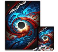 Jigsaw Puzzles for Adults 1000 Piece Eye of The Storm Style Wooden Jigsaw Puzzles Perfect for Teenagers Collectors Ideal Home Decor Travel Gift 1000 PCS(75x50cm)