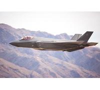 Jigsaw Puzzles For Adults 1000 Piece F35 Lightning II Stealth Multirole Fighter Against Nevada Hills Photo Family Funny Challenging Holiday Puzzles Gift