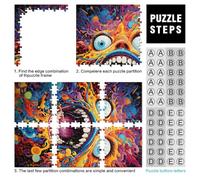 Jigsaw Puzzles for Adults 1000 Piece faces Game Toys 26x38cm Unique Home Decor and Gifts for teenager Age 14 Years Up