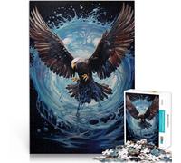 Jigsaw Puzzles for Adults 1000 Piece Falcon Drop Water Bounce Family Activity Wall Decoration Unique Birthday and Xmas Gifts 50x70cm