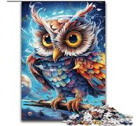 Jigsaw Puzzles for Adults 1000 Piece Fantasy Art Owl Puzzle Brain Teaser Game for Teenagers, for Family Game Night (size : 26x38cm)
