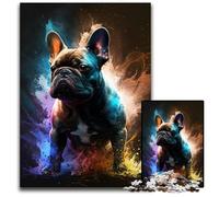 Jigsaw Puzzles for Adults 1000 Piece Fantasy Bulldog Impossible Jigsaw Puzzles for Adults DIY Home Decor Gift, Adult Brain Teaser 26X38CM/10.23x14.96inch