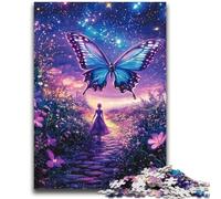 Jigsaw Puzzles for Adults 1000 Piece Fantasy Butterfly Brain Teaser Game Educational Game for Birthday, Chrismas for for Age 14 50x75cm