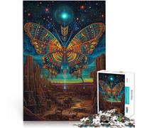 Jigsaw Puzzles for Adults 1000 Piece Fantasy butterfly totem DIY Toys 26x38cm deal as gifts for the whole family for 14+