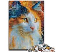 Jigsaw Puzzles for Adults 1000 Piece Fantasy Cat 1000 Pieces for Adults,Quiz Game Wall Decoration Unique Birthday And Xmas Gifts (75x50cm)