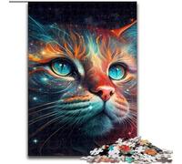 Jigsaw Puzzles for Adults, 1000 Piece Fantasy Cat 1000Pc Adults Jigsaw Puzzle Gift DIY Fun Suitable for Home Living Room Office Decoration (Size 38x26cm)
