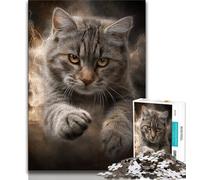 Jigsaw Puzzles for Adults 1000 Piece Fantasy Cat,Learning Educational Toys Family Games Educational Game for Birthday,Chrismas (75x50cm)