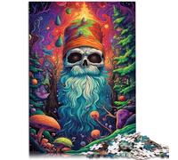 Jigsaw Puzzles for Adults 1000 Piece Fantasy christmas skull old man Jigsaw Puzzle - Challenging Game 26x38cm Analysis and logic