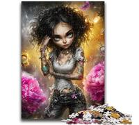 Jigsaw Puzzles for Adults 1000 Piece Fantasy Dark Girl 1000 Pieces for Teenagers,Educational Games Home Decoration Unique Home Decor And Gifts (50x75cm)