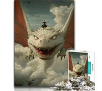 Jigsaw Puzzles for Adults 1000 Piece Fantasy Dragon Teenager Jigsaw,family Fun Games Is Ideal As A Gift for The Whole Family 75x50cm