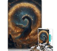 Jigsaw Puzzles for Adults 1000 Piece Fantasy Dragon Wizard Teenager Jigsaw,Challenging Game Toys Wall Decoration Unique Birthday And Xmas Gifts (size 75x50cm)