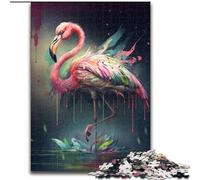 Jigsaw Puzzles for Adults 1000 Piece Fantasy Flamingo 1000 Piece Jigsaw Puzzles for Adults Perfect for Teenagers & Family Fun, for Birthdays (Szie 26x38 cm)