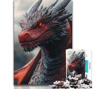 Jigsaw Puzzles for Adults 1000 Piece Fantasy Flying Dragon,learning Educational Toys Fun at Home Activities,Birthday Present,Travel Gifts (75x50cm)
