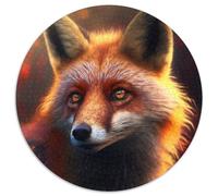 Jigsaw Puzzles for Adults, 1000 Piece Fantasy Fox Jigsaw Puzzles Challenging Brain Teaser for Teenagers, Family Game Night Fun 67.5x67.5cm