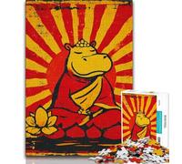Jigsaw Puzzles for Adults 1000 Piece Fantasy Hippo,Help The Brain Exercise Addictive Toys to Cultivate Patience Perfect Decoration (75x50cm)