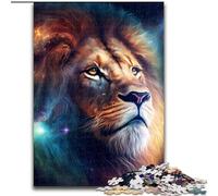 Jigsaw Puzzles for Adults 1000 Piece Fantasy Lion cardboard Jigsaw Challenging DIY Art for Enthusiasts, for Relaxation (Size 26x38cm)