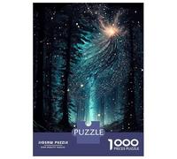 Jigsaw Puzzles for Adults 1000 Piece Fantasy Magic Forest Puzzle for Adults Relaxing Games Hand Speed Race Fun Activities at Home 38x26cm/1000pcs