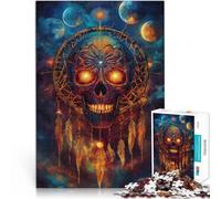 Jigsaw Puzzles for Adults 1000 Piece Fantasy magic skull Quiz game 38x52cm is ideal as gifts for the whole family for and 14 Years old