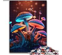 Jigsaw Puzzles for Adults, 1000 Piece Fantasy Mushroom 1000 Piece Puzzle Impossible Hard Challenge Toy for Teenagers (Size 50x75cm)