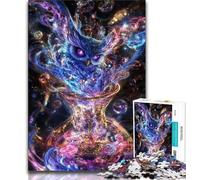 Jigsaw Puzzles for Adults 1000 Piece Fantasy Owl Puzzles for Teenagers,Challenging Game Gifts for Is Ideal As A Gift for The Whole Family 26x38cm