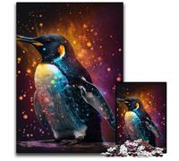 Jigsaw Puzzles for Adults 1000 Piece Fantasy Penguin Impossible Jigsaw Puzzles for Adults DIY Home Decor Gift, Adult Brain Teaser 26X38CM/10.23x14.96inch