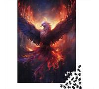 Jigsaw Puzzles for Adults 1000 Piece Fantasy Phoenix Art Print-2 Puzzles for Adults Relaxing Games A Work of Art Fun Activities at Home 38x26cm/1000pcs