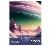 Jigsaw Puzzles for Adults 1000 Piece Fantasy Planet Views Jigsaw Puzzle Brain Teaser Game Stress Reliever Unique Birthday And Xmas Gifts 38x26cm/1000pcs
