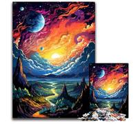 Jigsaw Puzzles for Adults 1000 Piece Fantasy Planetary Landscape Challenging Puzzles DIY Home Decor Gift, Brain Teaser Game 1000 PCS(38x26cm)
