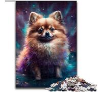 Jigsaw Puzzles for Adults 1000 Piece Fantasy Pomeranian 1000 Piece Jigsaw Puzzle for Teenagers Educational Games Gifts (Size 26x38cm)