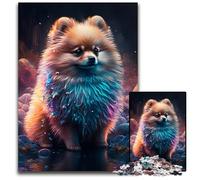 Jigsaw Puzzles for Adults 1000 Piece Fantasy Pomeranian Challenging Puzzles DIY Art Decor, 26X38CM/10.23x14.96inch