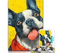 Jigsaw Puzzles for Adults 1000 Piece Fantasy Pug Jigsaw,Educational Games Wall Decoration Unique Birthday And Xmas Gifts 50x75cm
