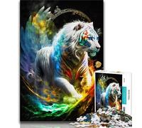 Jigsaw Puzzles for Adults 1000 Piece Fantasy Tiger Puzzles for Teenagers,Challenging Game Gifts for Is Ideal As A Gift for The Whole Family 26x38cm