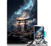 Jigsaw Puzzles for Adults 1000 Piece Fantasy Torii Gate Puzzles for Adults,Stress Reliever Difficult Challenge Unique Home Decor And Gifts 75x50cm